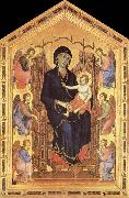 Duccio di Buoninsegna Her Madona and the Nino Entronizados,con six angelical oil painting